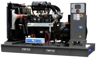 Дизельный генератор Hertz HG 440 BC в контейнере с АВР